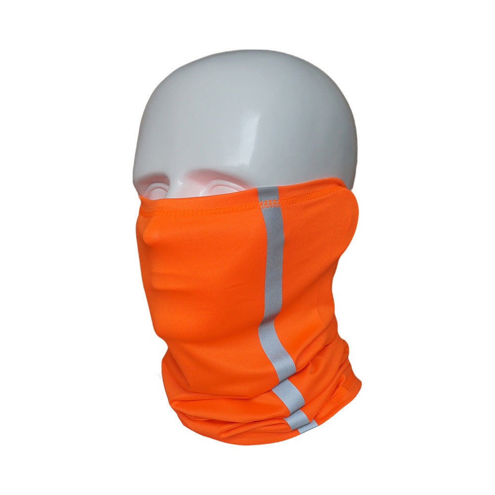 Reflective Sports Scarf Polyester Spandex Lightweight Breathable Magic Headwear for Summer Sun Protection