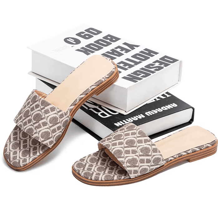 Women Slip On Canvas Slippers with Soft Sole Comfort Design