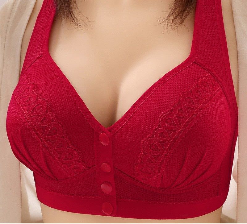 Front Open Bra Thin Vest Style Full Cup Comfort Fit