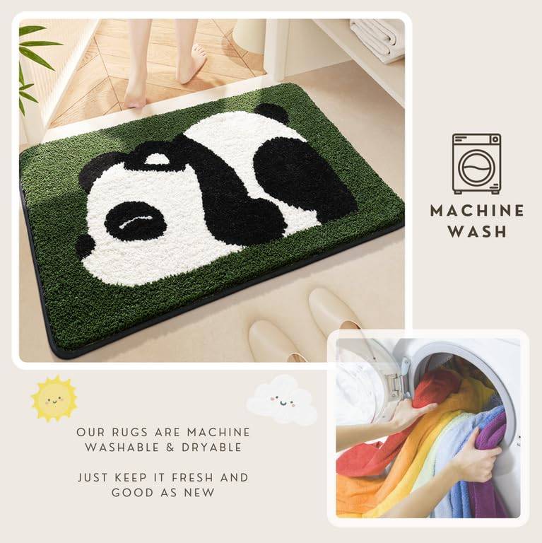 Microfiber Bath Rug Absorbent Washable Floor Mat