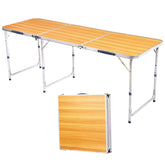 Portable Aluminum Folding Table Outdoor Camping Use