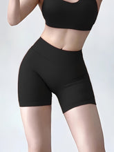 High Waisted Quick Dry Squat Proof Mid Thigh Workout Shorts