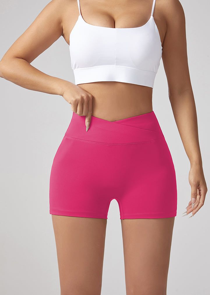 V Waist Stretch Athletic Shorts for Running and Training