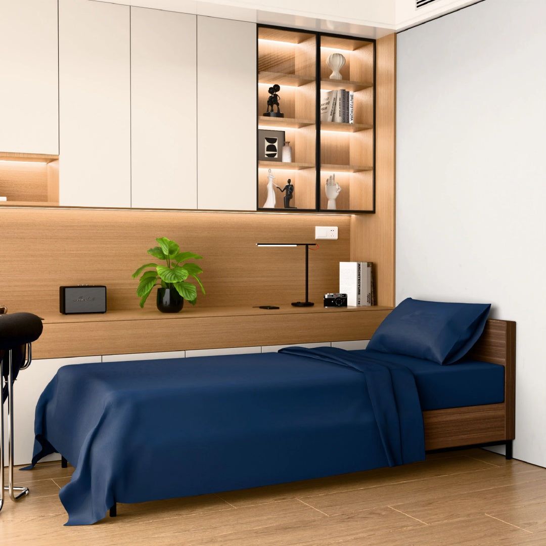 Twin Sheets Set 3 Piece Brushed Microfiber