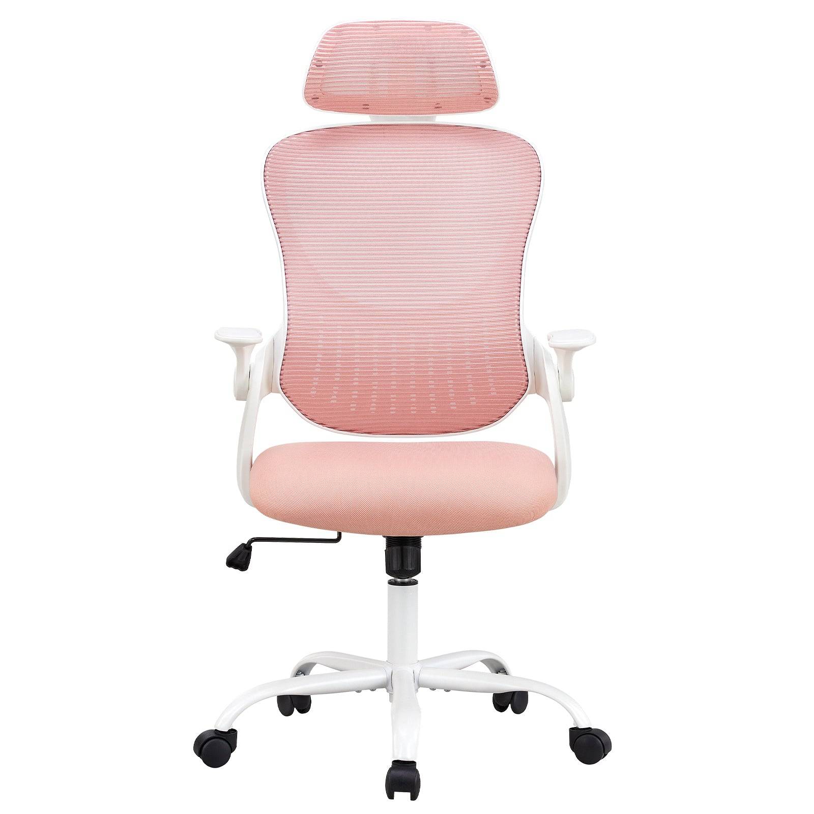 Ergonomic Office Chair with Adjustable Headrest Support
