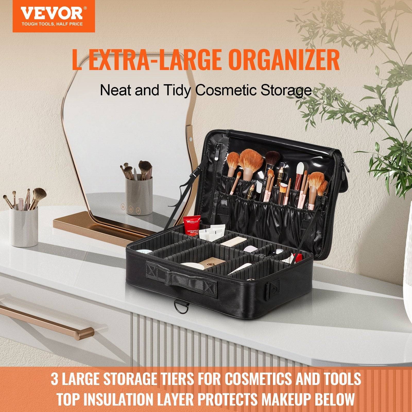 3 Tier Waterproof Makeup Case Organizer