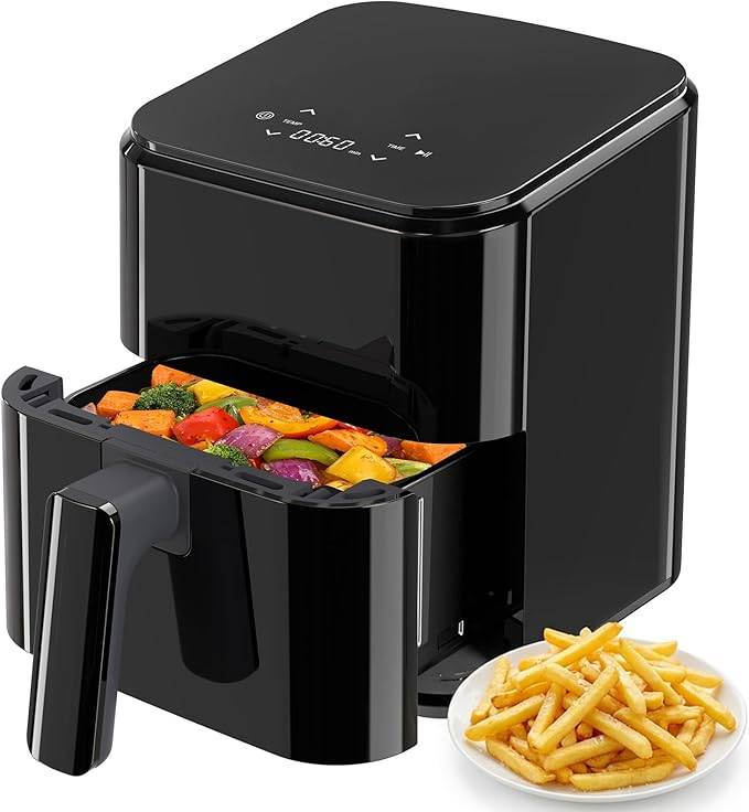 3QT Air Fryer Digital Controls Compact Healthy Cooking