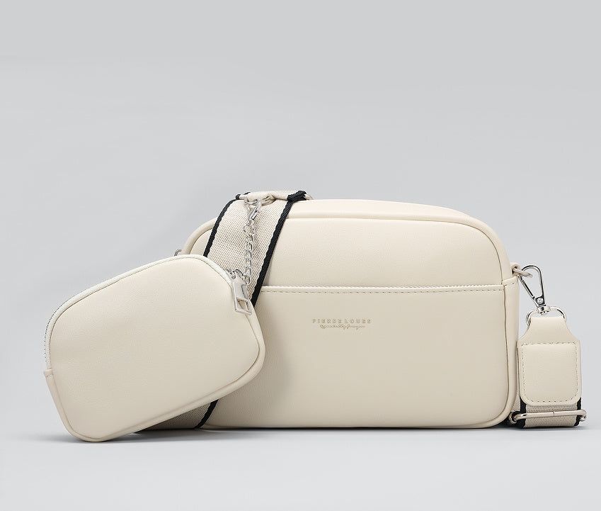 Womens PU Leather Tote Bag with Woven Lock