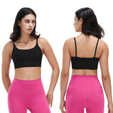 Womenās Square Neck Sports Bra for Low Impact Workouts