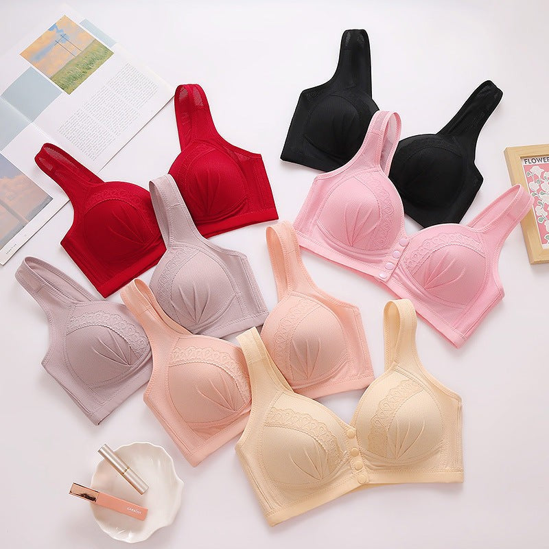 Front Open Bra Thin Vest Style Full Cup Comfort Fit