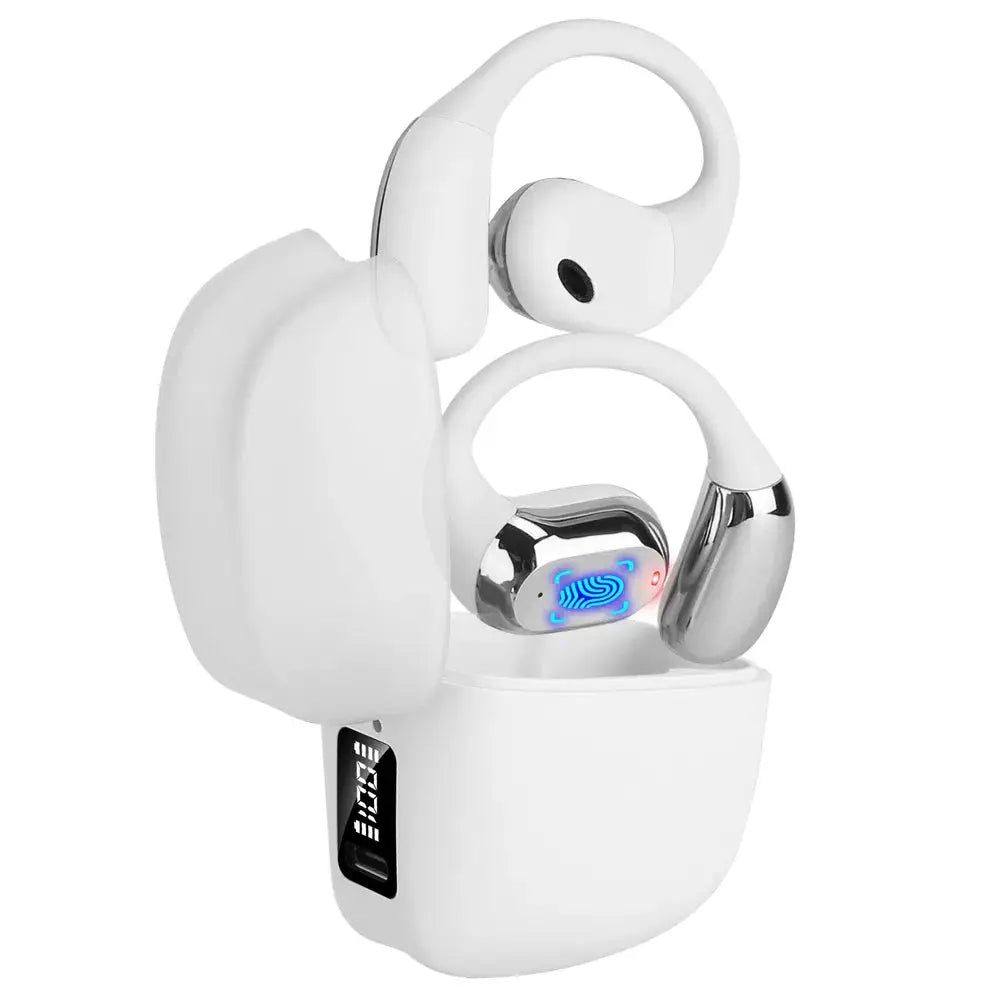 Bluetooth 5.4 Open Ear Earbuds With LED Display Case