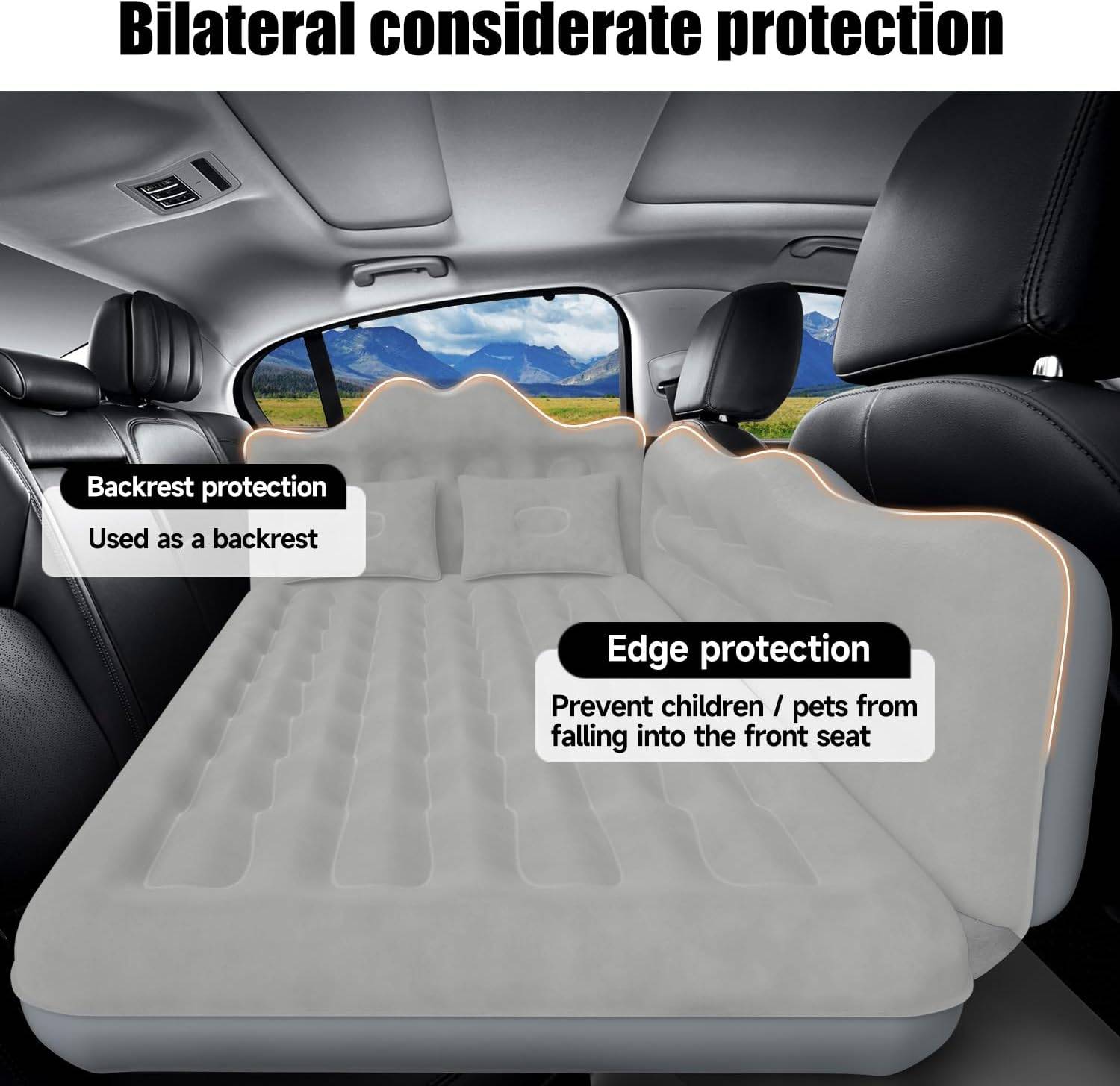 Inflatable Car Mattress For SUV And Truck With Pump