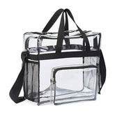 Stadium Approved Clear Crossbody Bag with Adjustable Strap