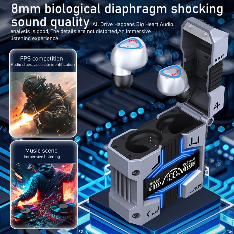 Sci Fi Wireless Earbuds With ENC And 120H Battery