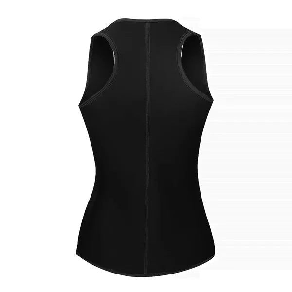 Adjustable Waist Trainer Vest with Zipper and Velcro