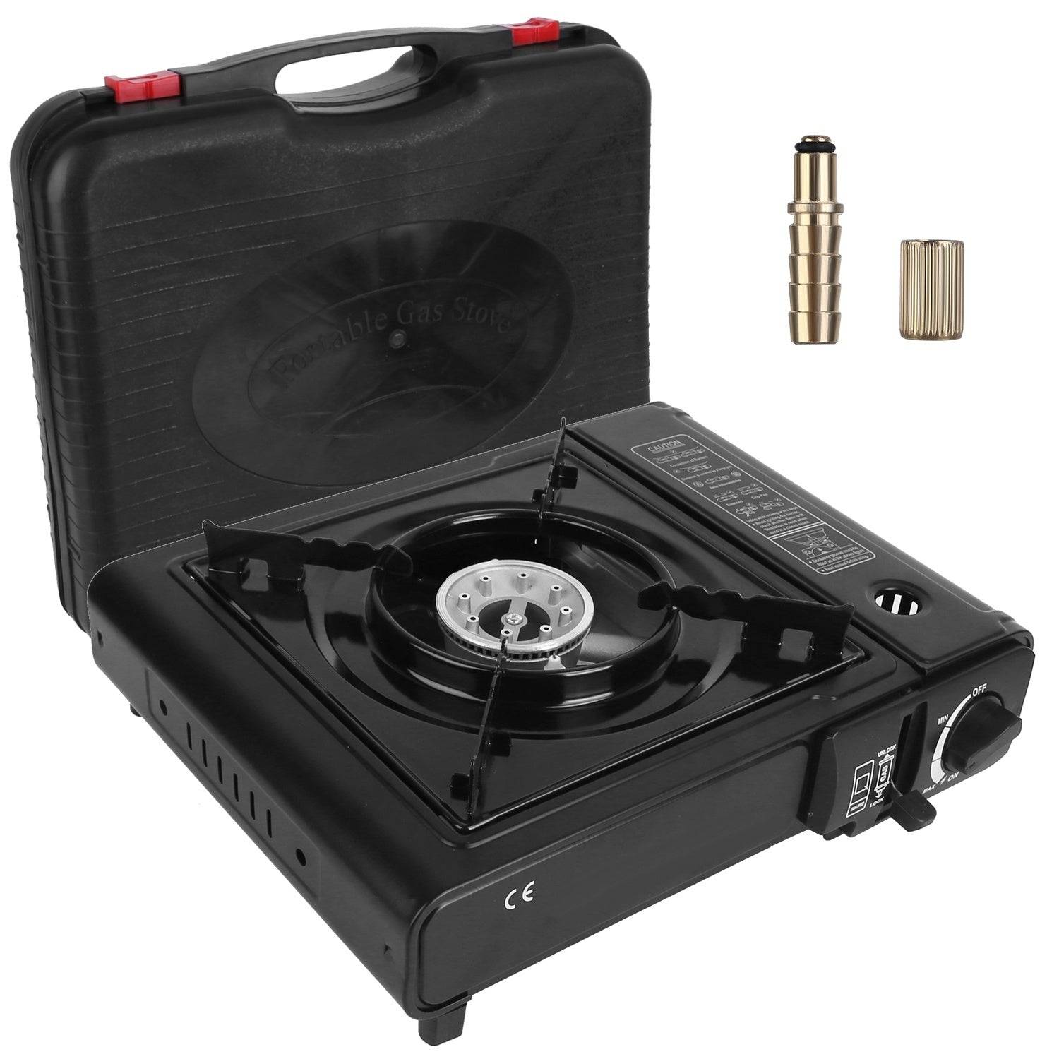 3300W Dual Fuel Portable Gas Stove with Carry Case