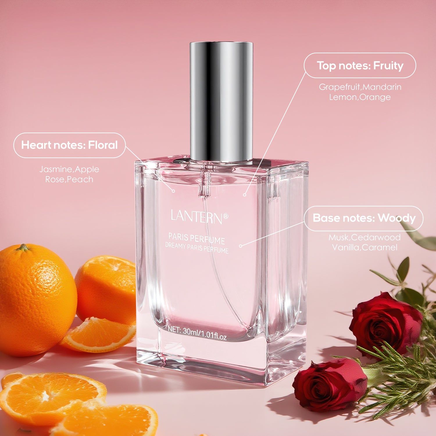 Dreamy Paris Perfume for Women Floral Citrus Fragrance