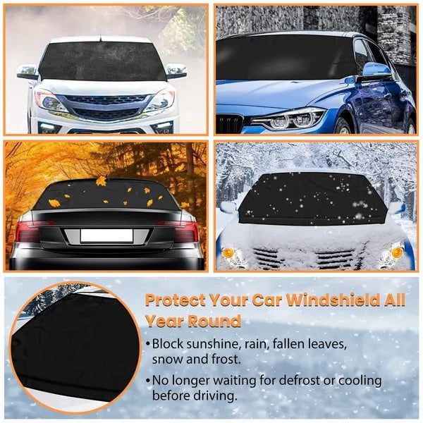 Magnetic Windshield Cover Set for All Season Protection
