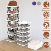 Foldable Vertical Shoe Rack for Small Spaces