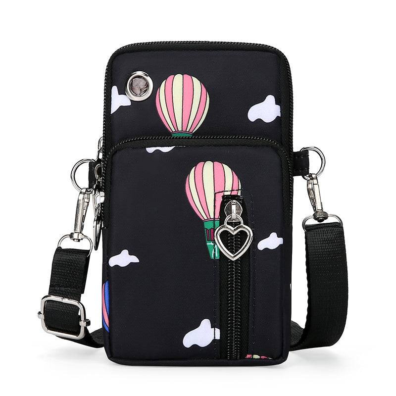 Canvas Phone Bag Crossbody Mobile Pouch