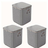 3 Pack 100L Foldable Storage Bags Set