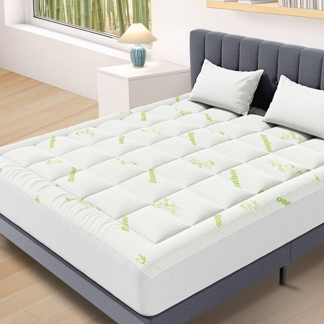 Bamboo Mattress Protector with Deep Pocket Fit