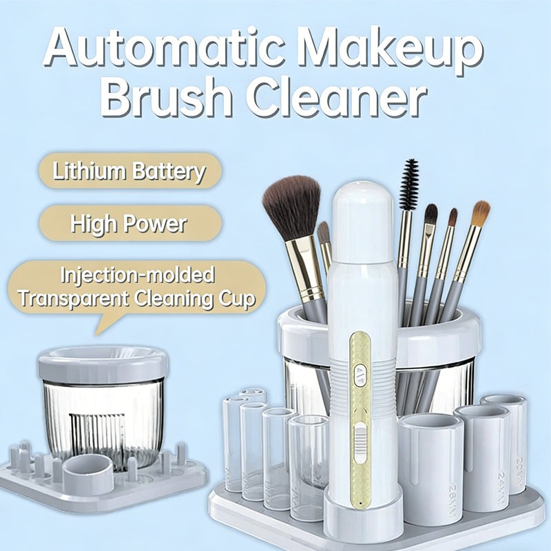 Electric Makeup Brush Cleaner Quick Wash and Dry