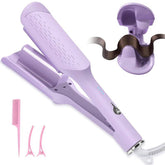Double Barrel Curling Iron For Natural Waves Styling