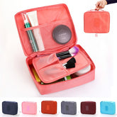 Portable Waterproof Cosmetic Bag with Dividers Organizer