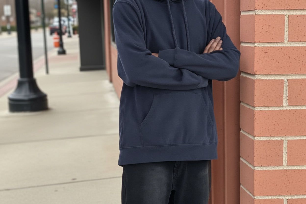 Unisex Jacquard Hoodie European American Fit