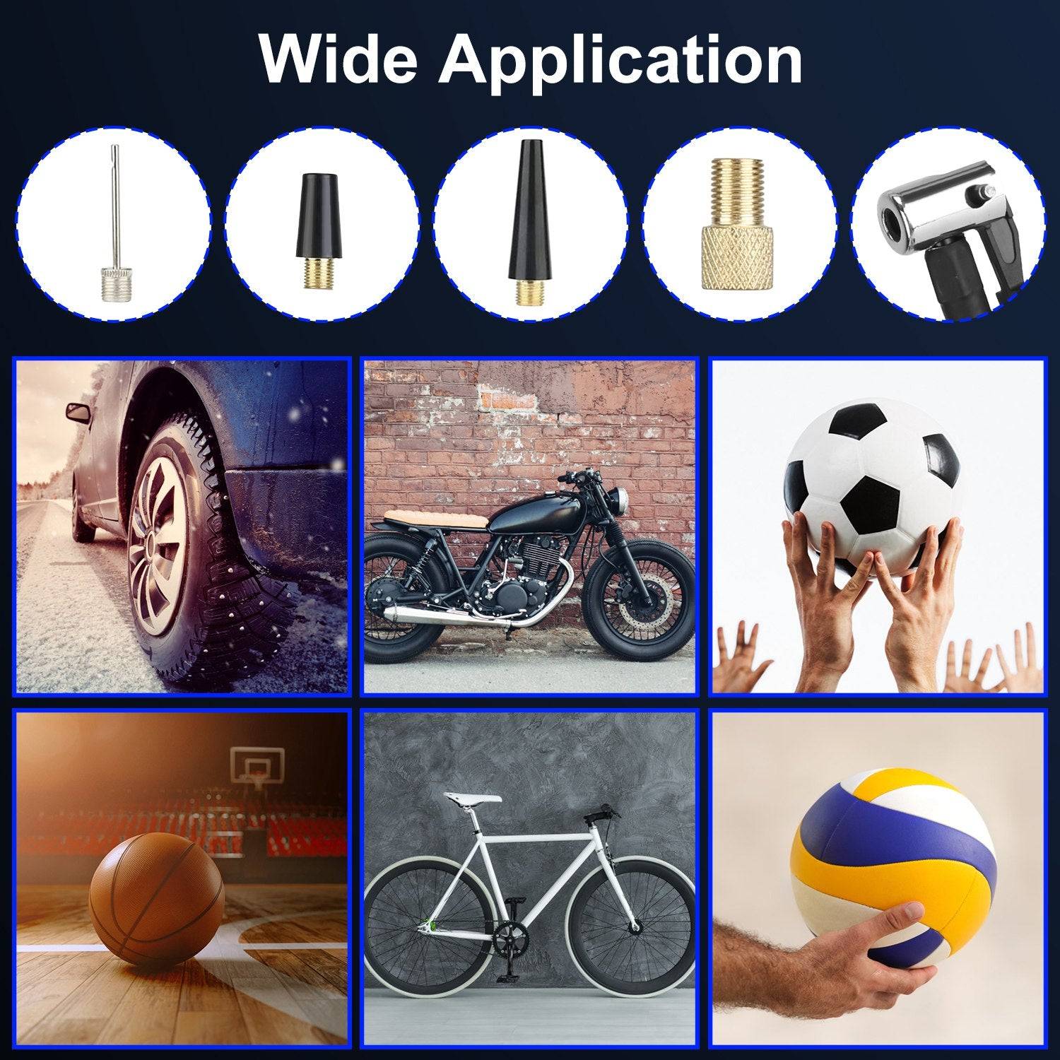 Tire Inflator 150PSI Cordless Air Pump with LED