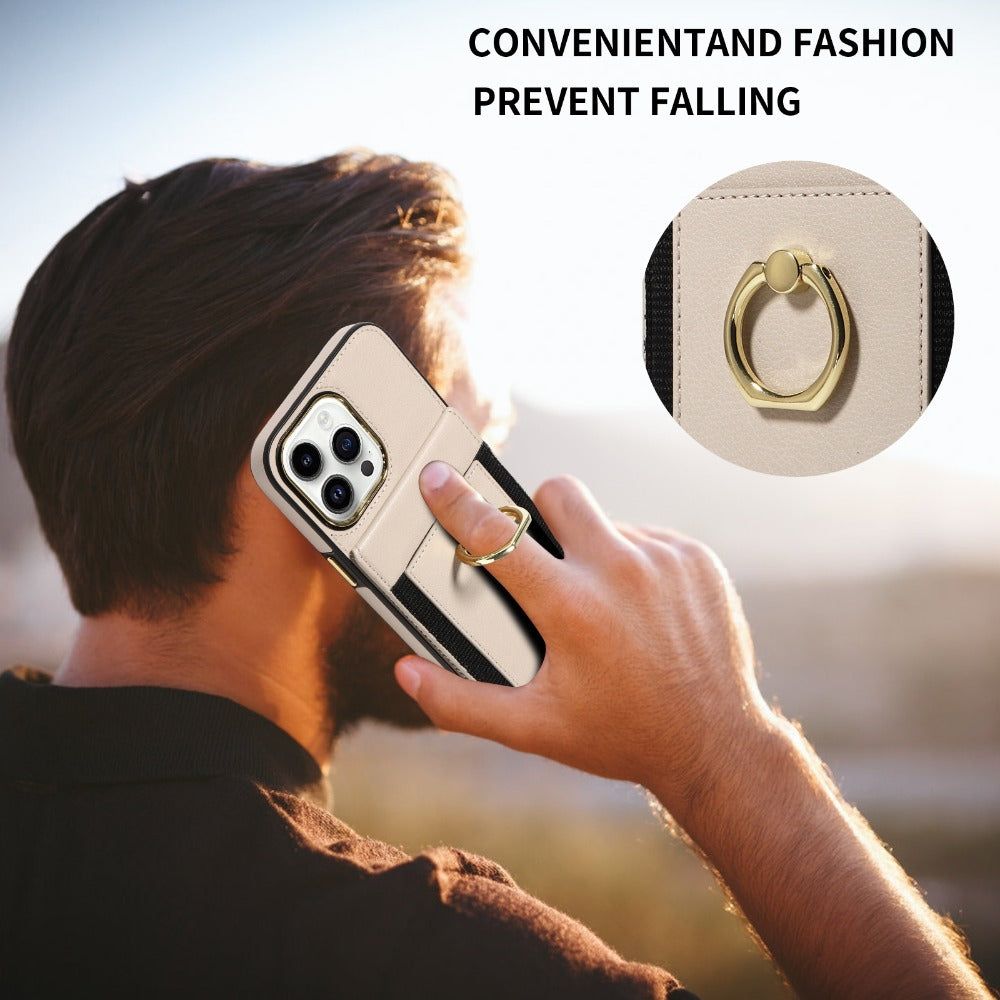 Flexible Ring Phone Case with Camera Protection Cover