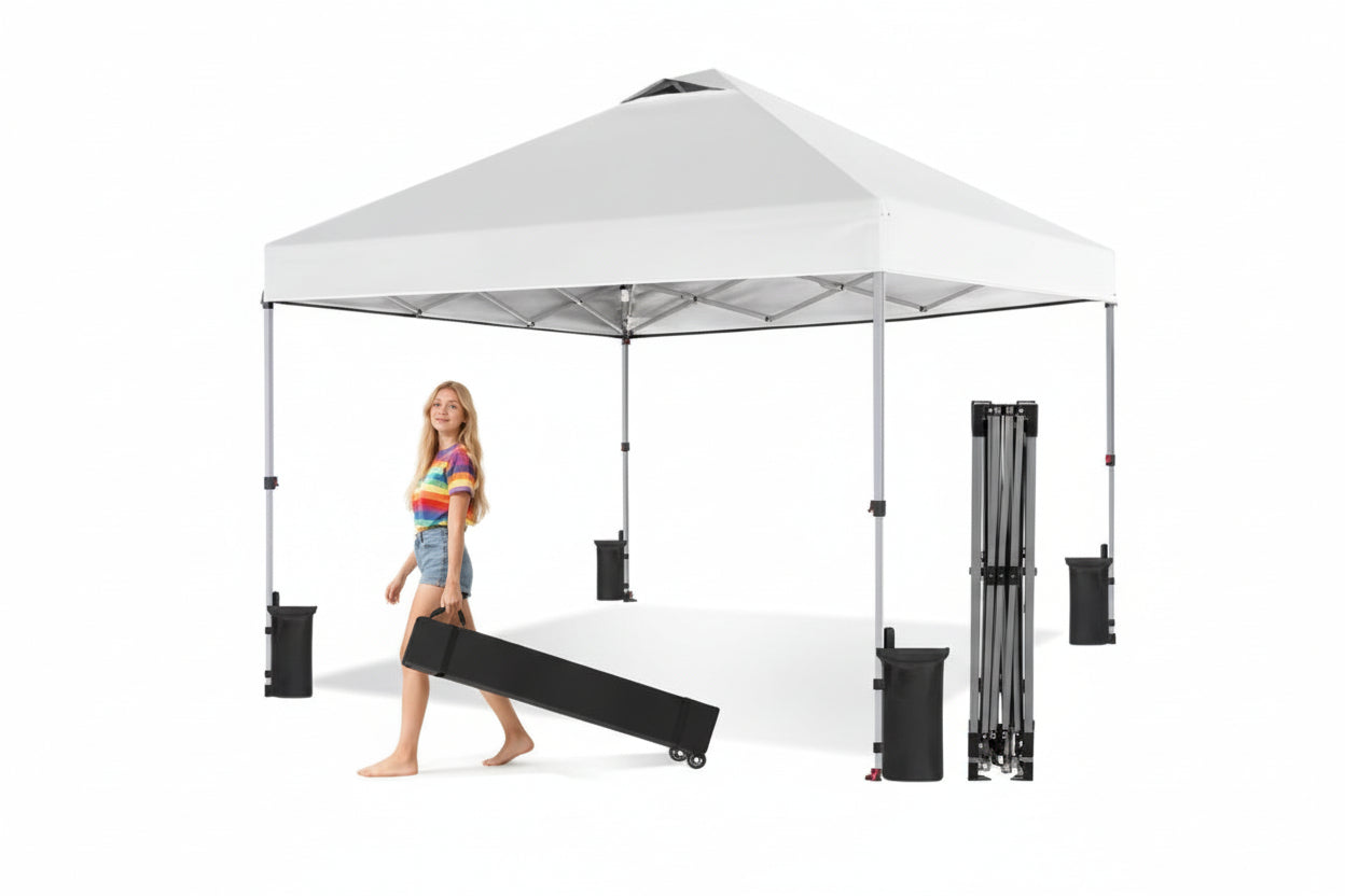 10x10 Portable Canopy Tent with One Click Setup