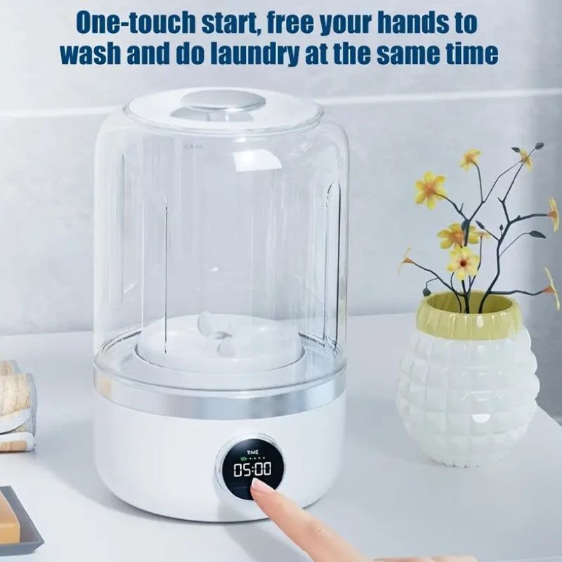 Portable Washing Machine Mini USB Rechargeable 1.2L