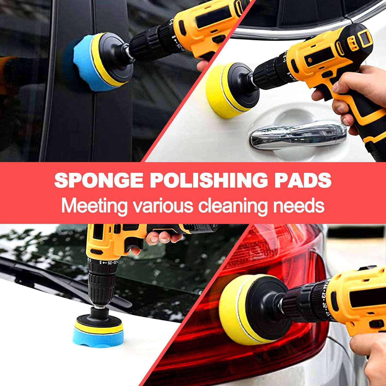 45 Piece Drill Scrub Brushes Cleaning Set