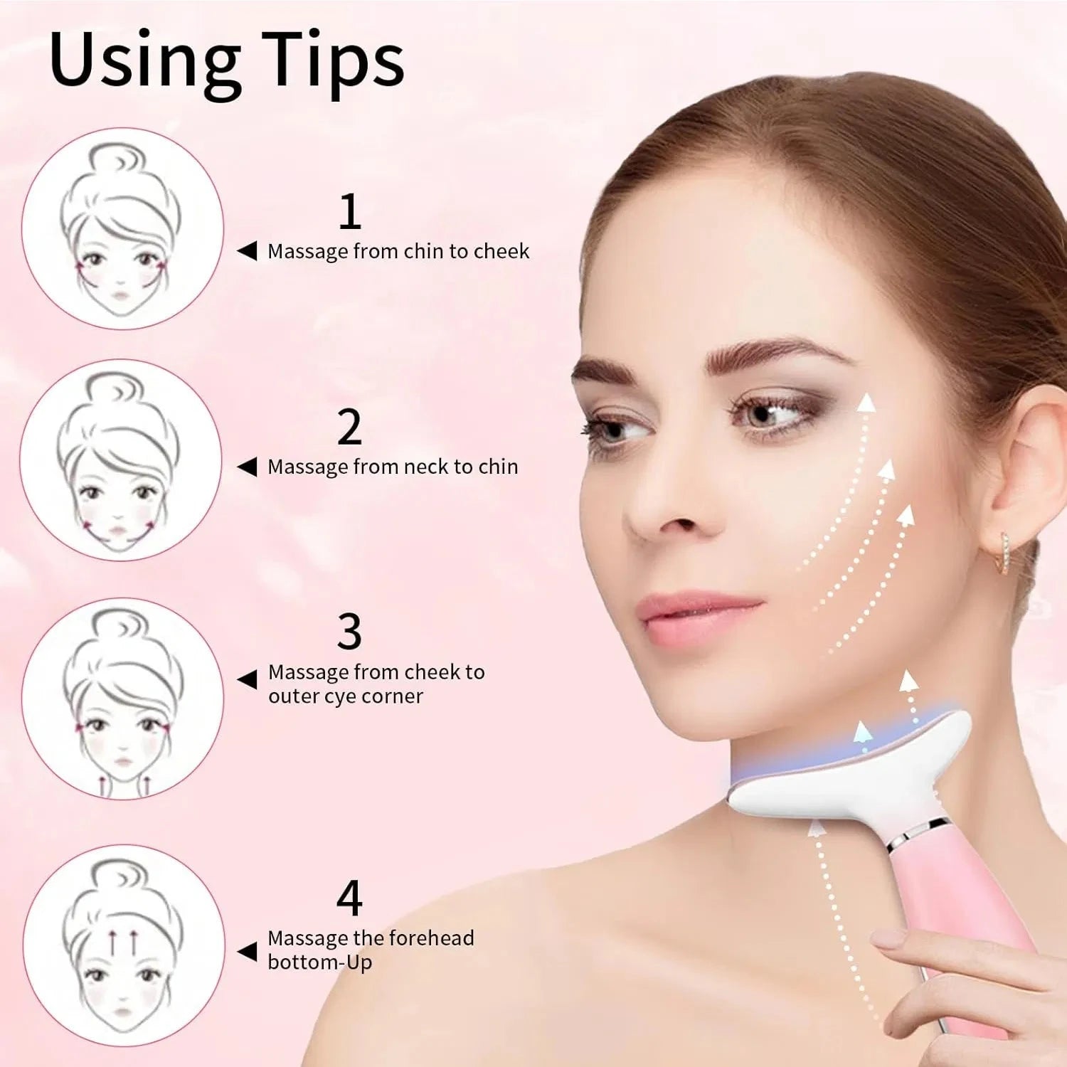 3 in 1 Facial Massager with Vibration and Thermal Care