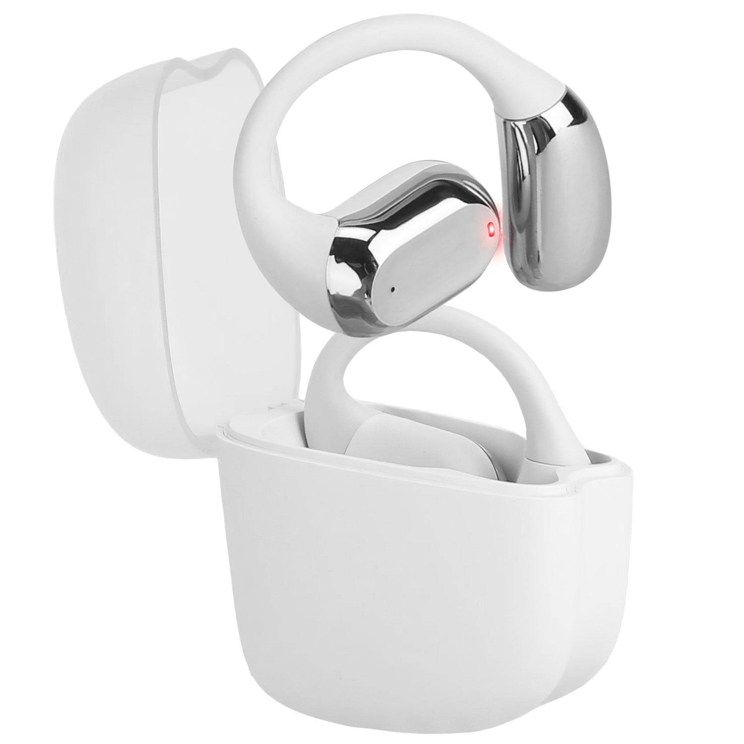 Wireless Open Ear Headphones LED Case IPX5 Low Latency