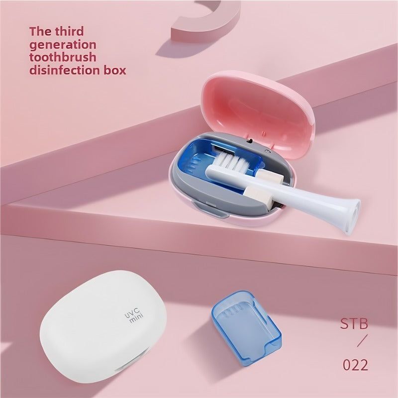 Portable Toothbrush Sanitizer Box with UV Sterilization