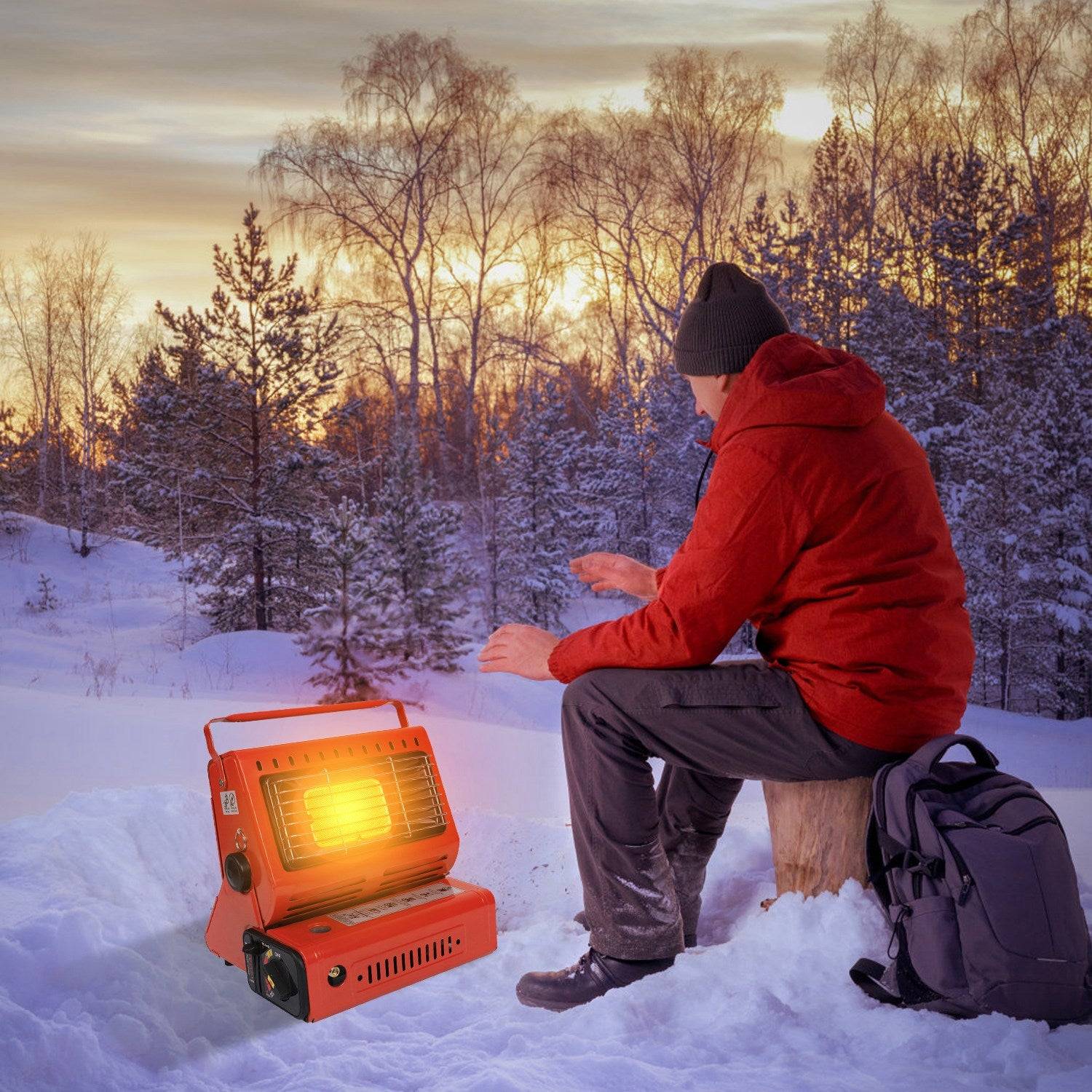 Portable 2 in 1 Gas Heater and Camping Stove