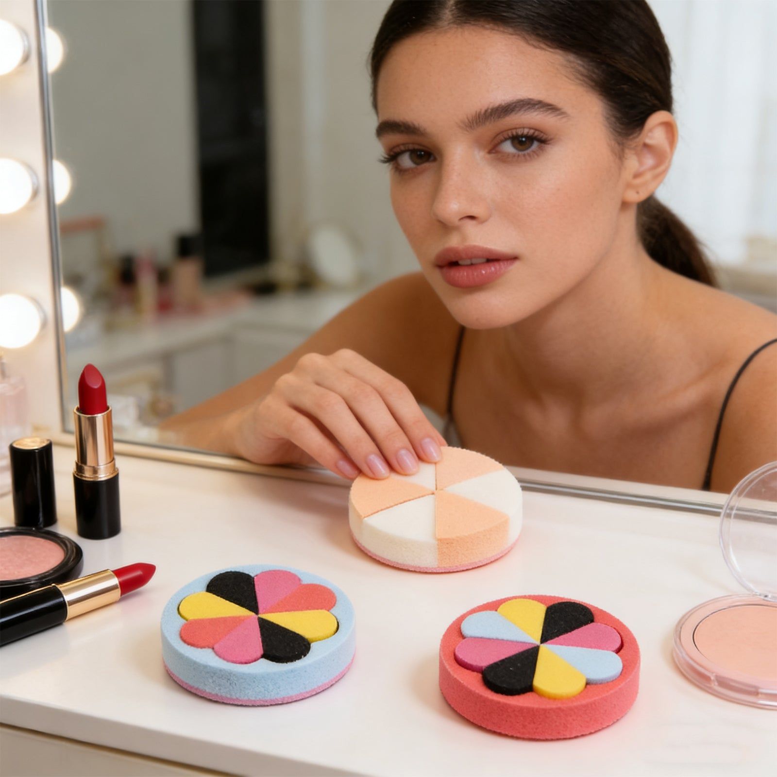 6PCS Powder Puff Set For Smooth Makeup Application