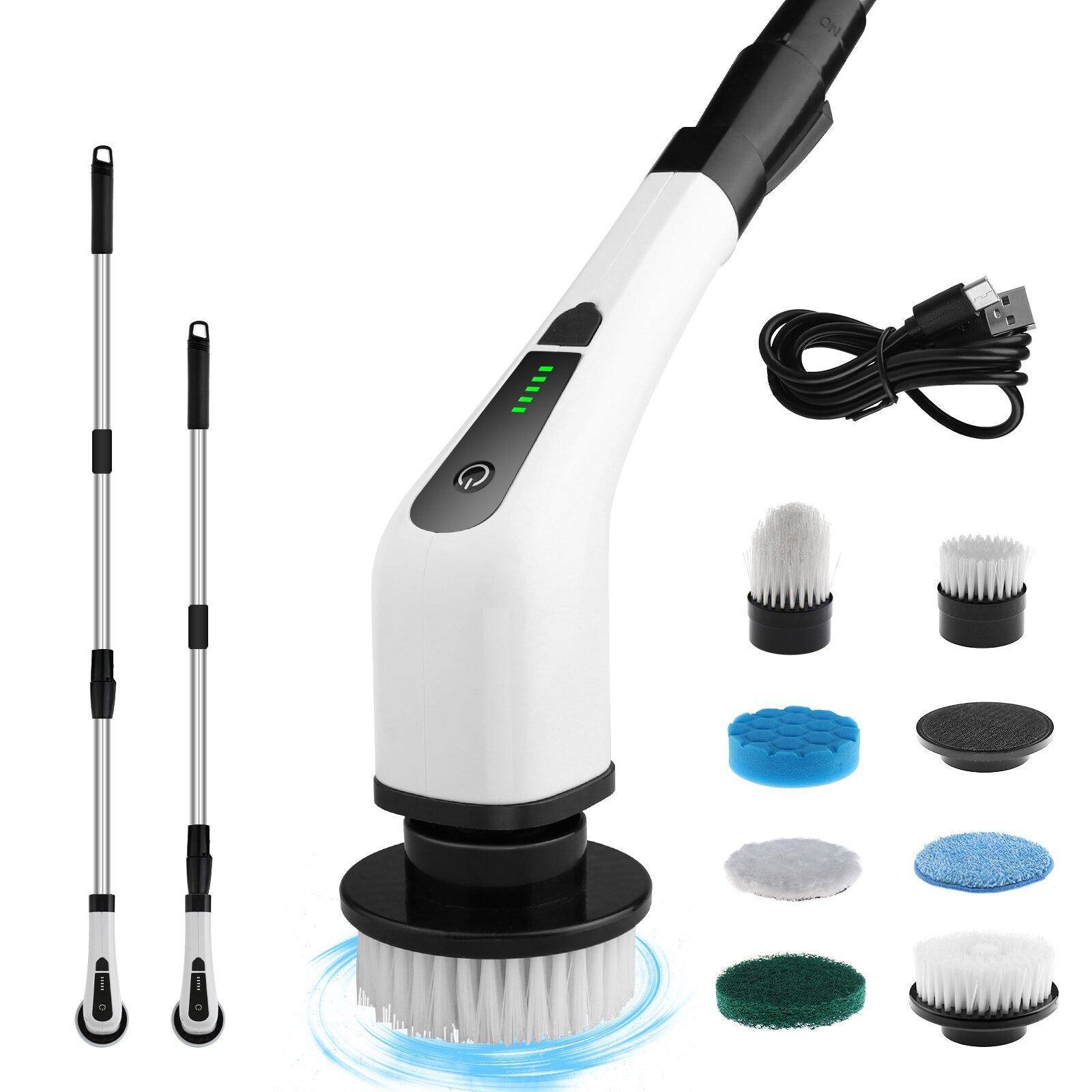 Electric Spin Scrubber with 360RPM Motor Power