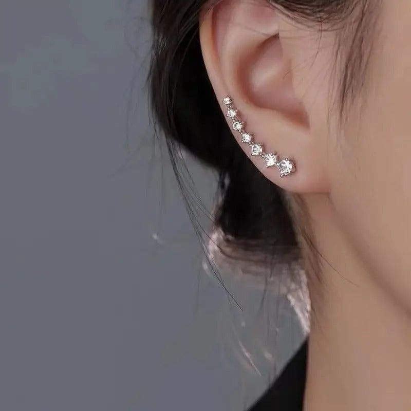 Flowing Luster Earrings for Elegant Style