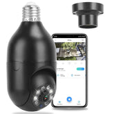 E27 WiFi Security Camera 1080P Night Vision