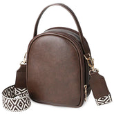 Womens Small Crossbody Bag Coffee Color Daily Carry