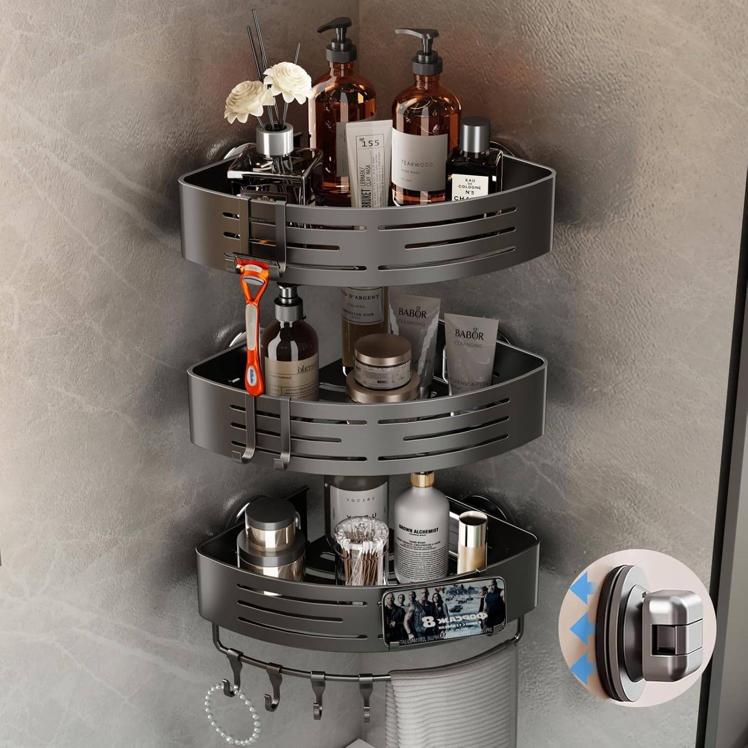 3 Tier Storage Rack for Home and Office Organization
