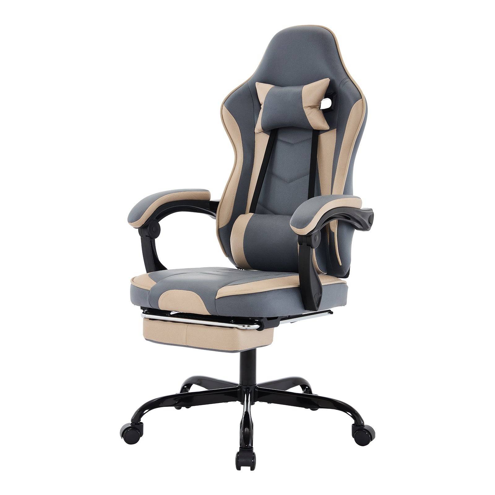 Gaming Chair Ergonomic Reclining Massage Design
