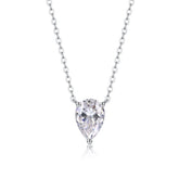 Moissanite Pendant Necklace in S925 Sterling Silver