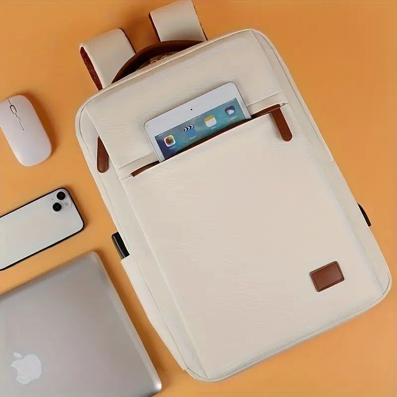 Large Capacity Laptop Backpack With Oxford Cloth