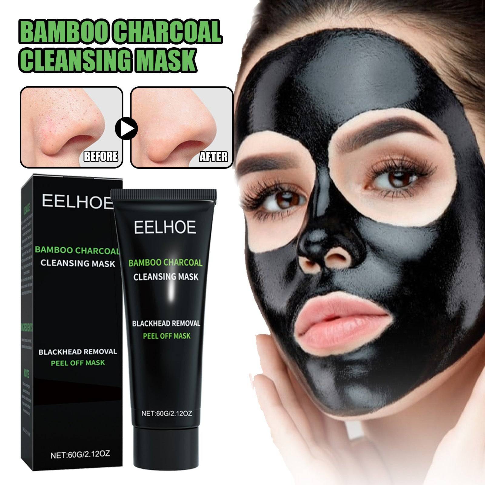 Bamboo Charcoal Facial Mask for Deep Clean