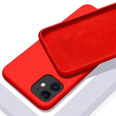 Shockproof Solid Color Resin Phone Case Full Coverage